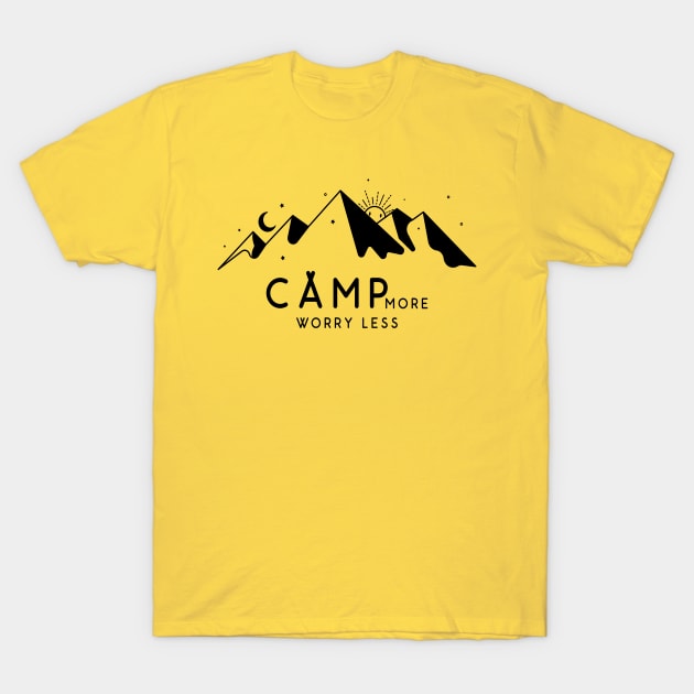 Camping Quote T-Shirt by RubyCollection